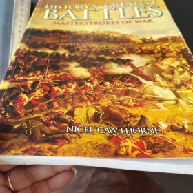 英文原版：History's Greatest Battles: Masterstrokes of War 现货