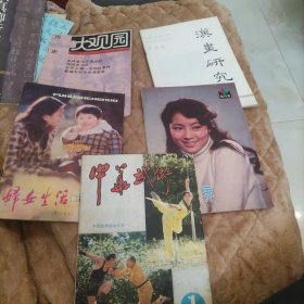 中华武术，大观园，汉画研究，妇女生活，影视世界(五册创刊号)