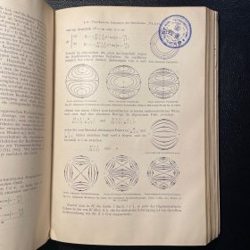 德文 布面精装 大16开 铜版纸 莱比锡印刷 《光学：电、磁、光理论的教程》物理学大师Max Born 名著 Springer出版社专著 国立川大图书馆旧藏 1935年进口 49.5美元 1933年初版