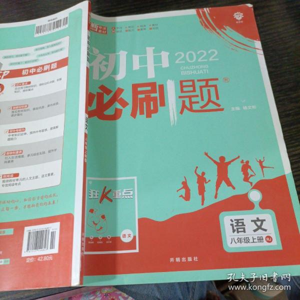 理想树2020新版初中必刷题 语文八年级上册人教版 配同步讲解狂K重点