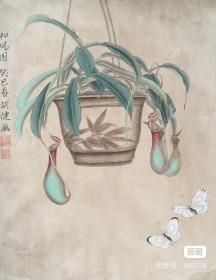 纯手绘熟宣工笔画，有落款，已托芯装裱，加框即可挂墙，免去委托装裱麻烦。形状有正方丶长方丶扇形、团扇，边长在35一40cm之间，每幅50一80元，量大价优，品相完好，不明先问，看好下单，寄出不退。