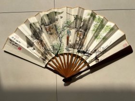 时云仿&陆雪峰成扇“故乡云月”