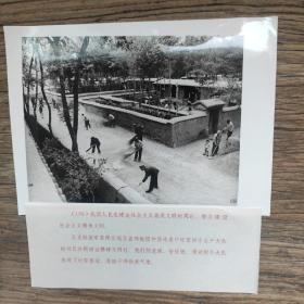 1982年，河北保定高碑店崔中旺村，解放军在帮助村民打扫街道