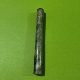 纯天然玉石擀面杖不粘面擀面棒饺皮岫玉擀面杖长21直径2.5厘米