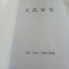王氏家史