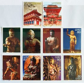 日本信销邮票~2010年《平城迁都1300年纪念》10全