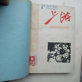 收藏绝版杂志   上游 1959年13-24 合订本(广东)山东师范学院馆藏书