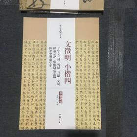 历代名家碑帖经典文徵明小楷四千字文三种雪赋月赋文赋醉翁亭记盛应期墓志铭跋祝允明兰亭序