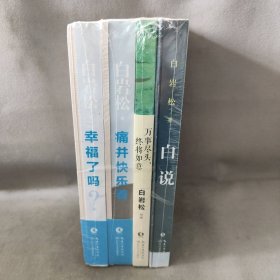 【未翻阅】白岩松作品集 套装4册：白说+万事尽头 终将如意+幸福了吗+痛并快乐着