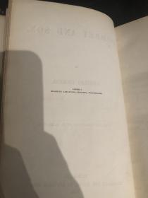 《董贝父子》1848年初版初印狄更斯作品摩洛哥羊皮精装本Dombey and Son