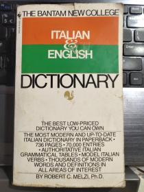 ITALIAN & ENGLISH DICTIONARY (意大利-英语/英语-意大利语 双向词典)