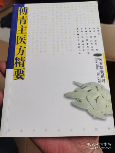 医方精要系列：傅青主医方精要