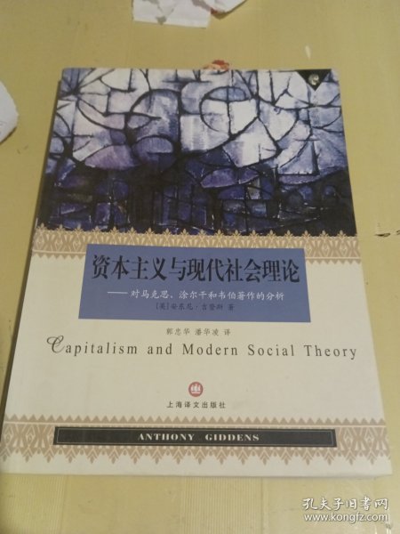 资本主义与现代社会理论：对马克思、涂尔干和韦伯著作的分析