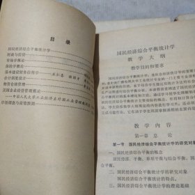 中央广播电视大一九八三级经济类课程教学大纲(二,三,四)