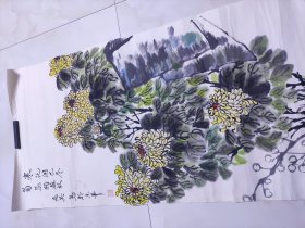 王冠英国画 尺寸98乘50，保真