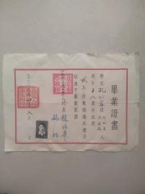 1954年 北京市第二护士学校 毕业证书