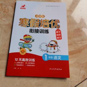 鹰派教辅衔接教材系列·小学生寒假培优衔接训练：1年级语文