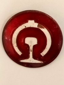 50年代西南局红铜质珐瑯徽章