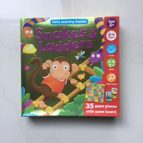 现货 蛇和梯子 英文原版 Early Leaming Games : Snakes & Ladders 儿童读物 儿童启蒙 3岁+