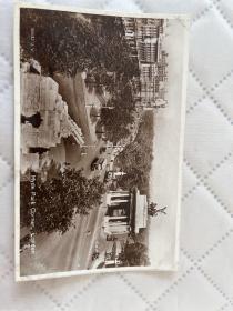 民国日本海军军官世界巡回收藏明信片一一伦敦海德公园  从影集中取下背面有黑痕