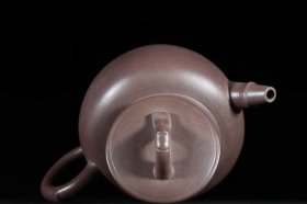 圆执紫砂壶紫砂紫砂壶款识：邵旭茂 清代高 10.2×17.3cm