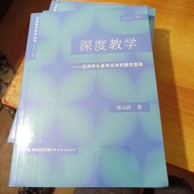 深度教学:促进学生素养发育的教学变革（深度教学研究丛书）全新