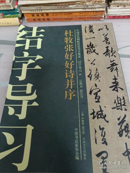 中国历代碑帖技法导学集成·结字导习（11）：杜牧张好好诗并序