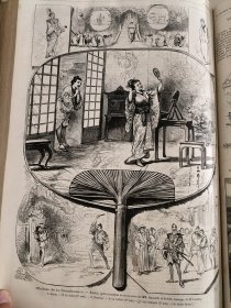 1876年L'illustration合订本 上海吴淞铁路 大清贵族的指甲 威尔士亲王亚洲之行 美国世博会 爪哇岛 原版法国画报