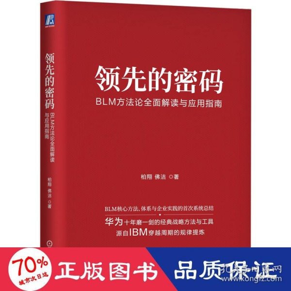 领先的密码：BLM方法论全面解读与应用指南    柏翔 佛洁