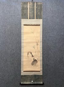 古筆花鸟图【丹庆兴辉】 1878 ~?（明治十一~?）爱知县生人。师承野 村文举..巽画会会员。四条画派中人