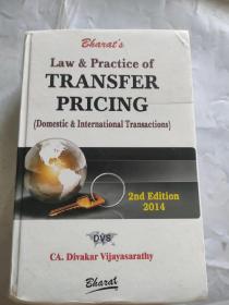 Law and practice of transfer pricing