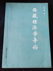 西藏经济学导论（书内页有画线签字）