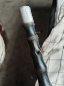 老唢呐。看包浆年份够老的。按图发货！尺寸如图所示杆子没看到裂
