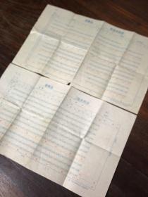 1986年 泰和县原木码单、杉条木码单