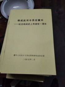 杨成武司令员在冀中 -﹣纪念杨成武上将逝世一周年