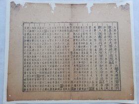 明汲古阁尚书疏.越天棐忱尔时罔敢易法…传统手工托裱古籍一页.尺寸32.5x25.2cm(不含托裱纸).老.破.残古籍托裱页.不议价.多件一起提交订单自动合并邮资.