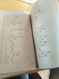 生物学英语阅读阶段阅读材料单词表（普通生物学）  1973年北京大学生物系油印本