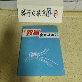 当今致富实用技术800项精选（实用科技致富文献、1999年一版一印珍稀本只印1000册、16开418页）