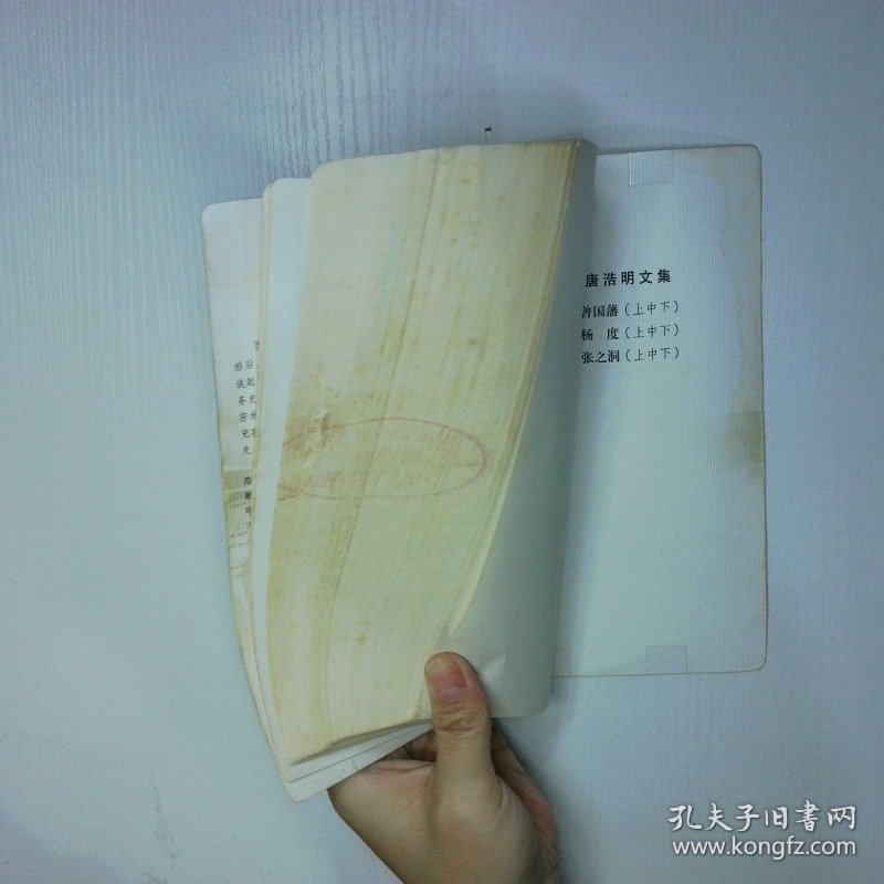 唐浩明文集 张之洞上 二手书实拍图