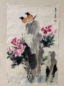 当代海派画家房介复先生精品花鸟小