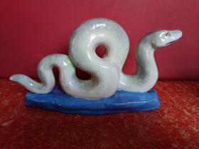 蛇造型雕塑瓷 蛇 中国湖南醴陵市出口工艺瓷厂