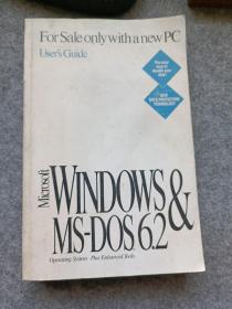 WINDOWS MS-DOS 6.2 个人电脑说明书英文版