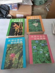 实用中草药彩色图集(第一到第四册，4册合售)