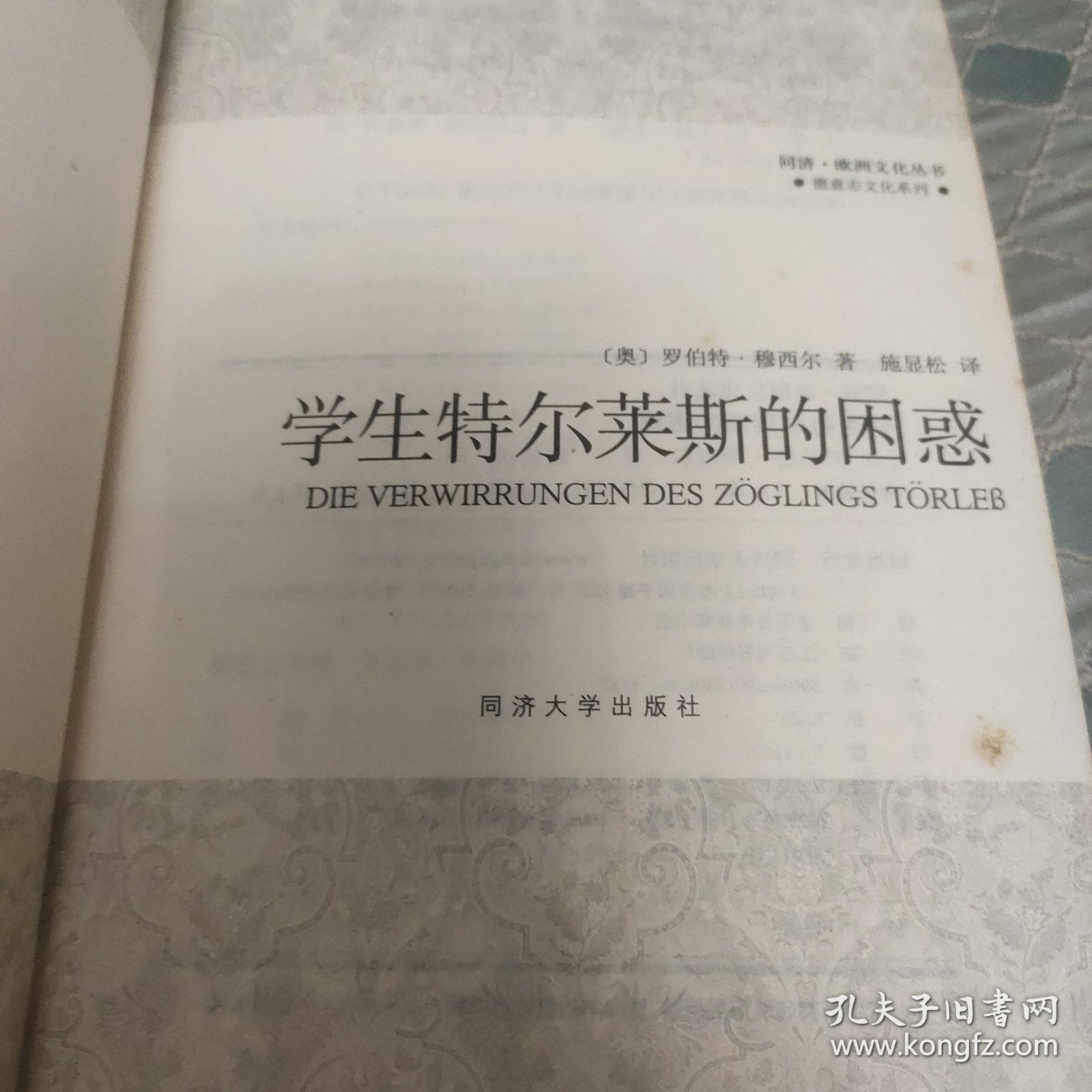 学生特尔莱斯的困惑