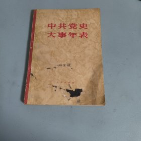 中共党史大事年表
