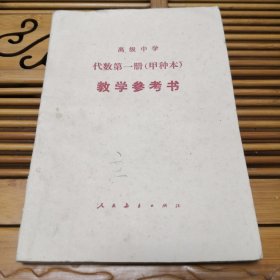 高级中学代数第一册（甲种本）教学参考书