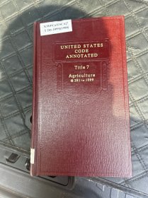 美国法典注释UNITED STATES CODE ANNOTATED Titles .7