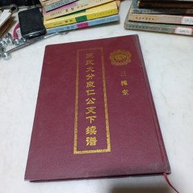 王氏大分良仁公支下续谱 三槐堂