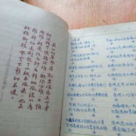 向王杰同志学习笔记本（连环画式插图）