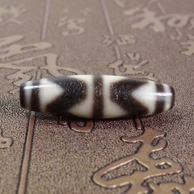 双虎牙天珠